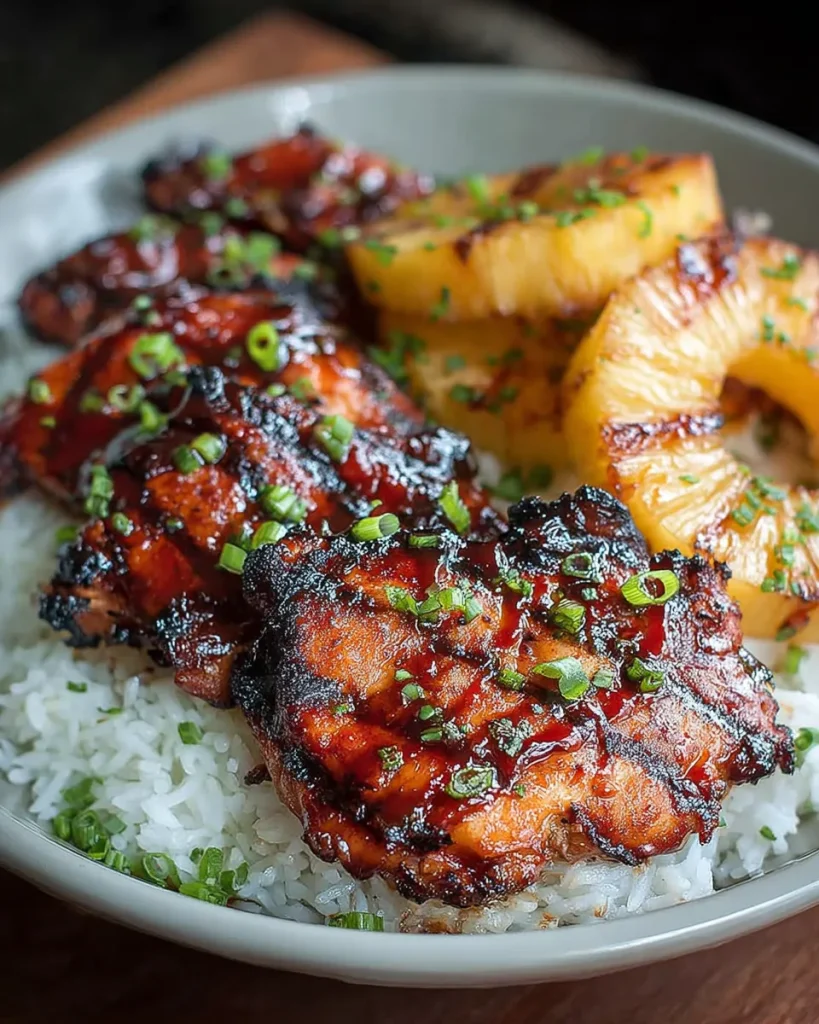 Grilled Hawaiian BBQ Chicken