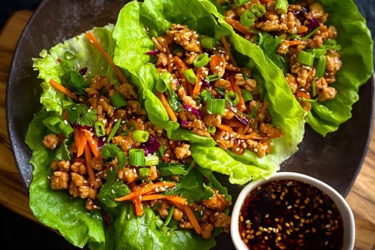 Asian Turkey Lettuce Wraps