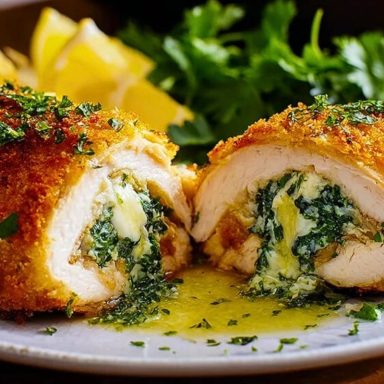 Chicken Kiev with Garlic Butter