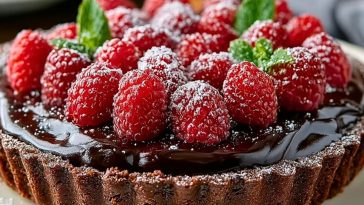 Chocolate Raspberry Tart