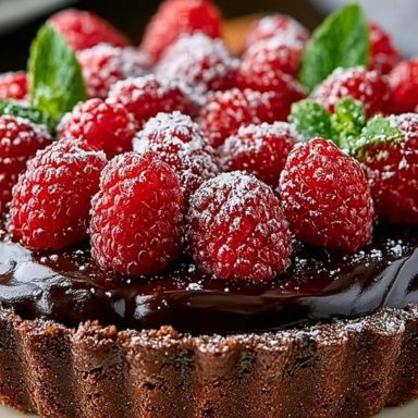 Chocolate Raspberry Tart