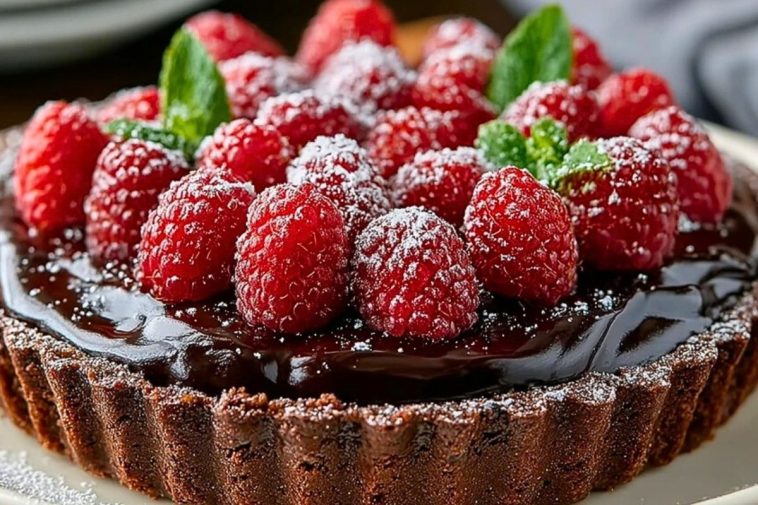 Chocolate Raspberry Tart