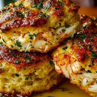 Crab Stuffed Cheddar Bay Biscuits