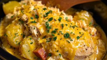 Crockpot Cheesy Chicken