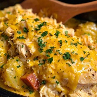 Crockpot Cheesy Chicken