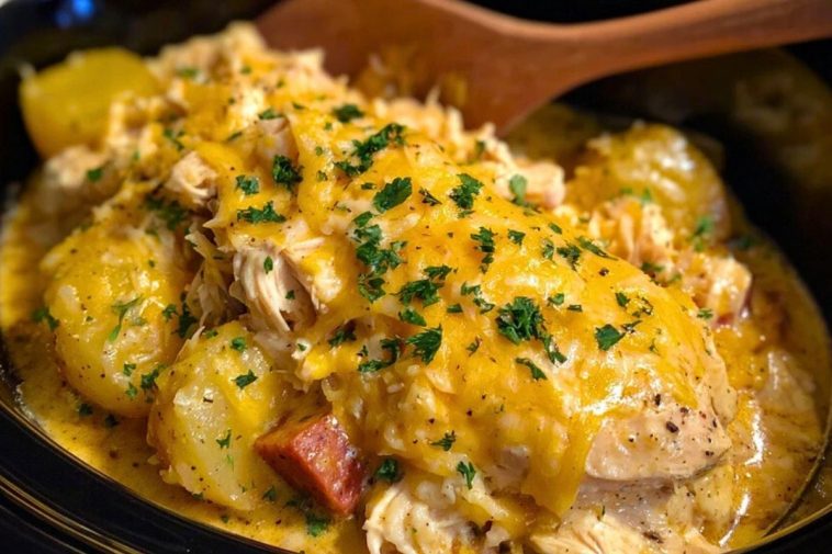Crockpot Cheesy Chicken