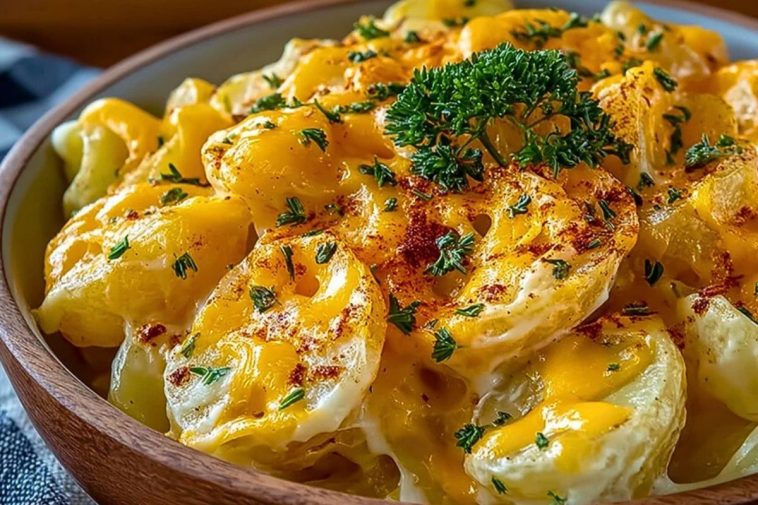 Crockpot Cheesy Potatoes