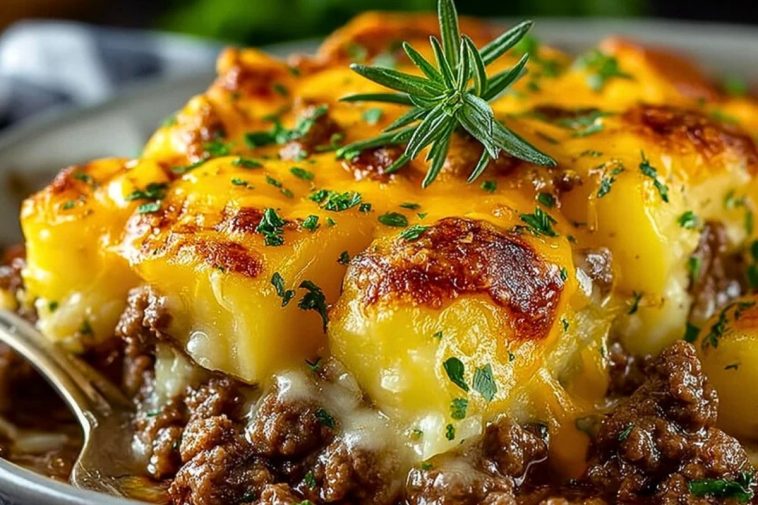 Ground Beef Casserole Potatoes