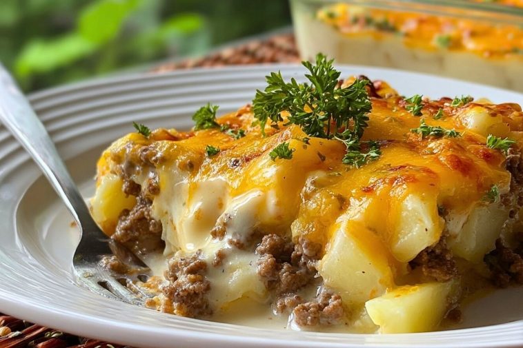 Ground Beef Casserole Potatoes