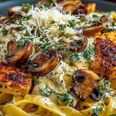 Heavenly Chicken Mushroom Pasta