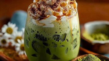 Iced Brown Sugar Matcha Latte