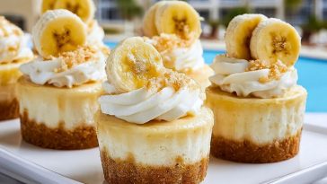 Irresistible Mini Banana Pudding Cheesecakes