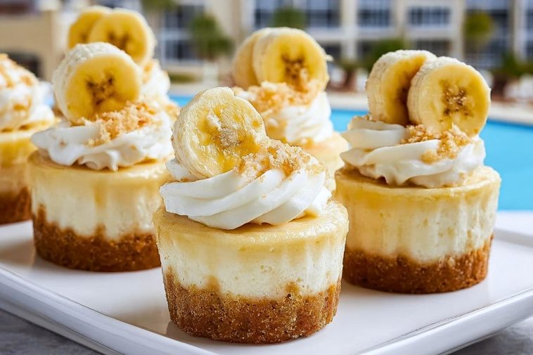 Irresistible Mini Banana Pudding Cheesecakes