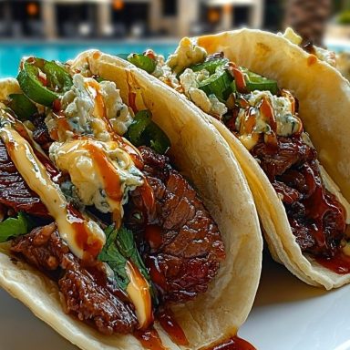Mouthwatering Garlic Butter Honey BBQ Beef Tacos