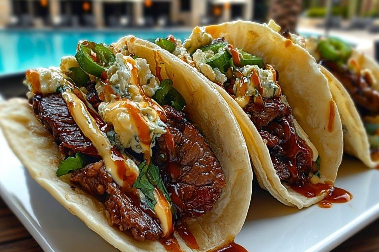 Mouthwatering Garlic Butter Honey BBQ Beef Tacos
