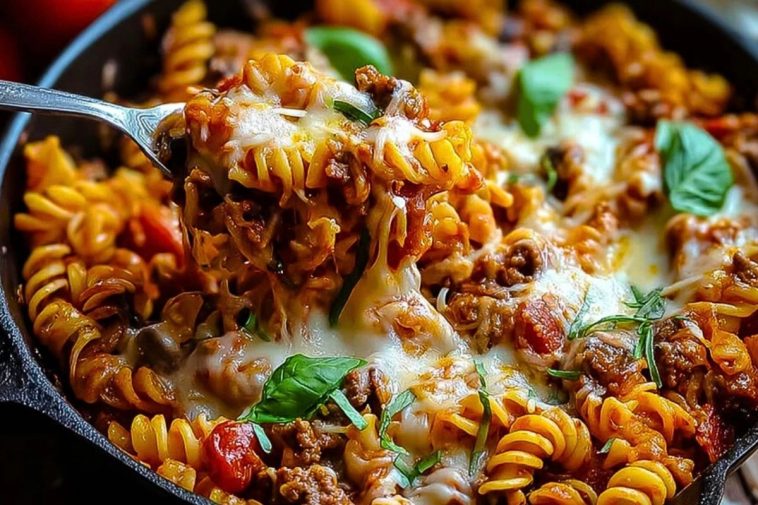 One Pot Pizza Pasta