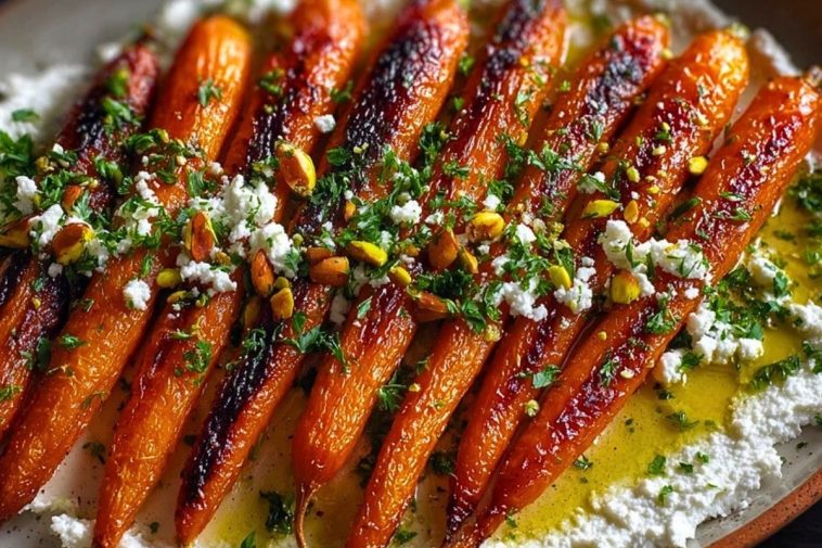 Roasted Carrots with Ricotta