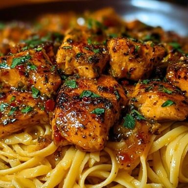 Spicy Cajun Honey Butter Chicken & Pasta