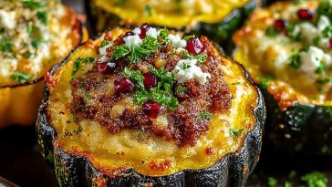Stuffed Baked Acorn Squash