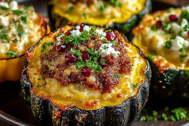 Stuffed Baked Acorn Squash