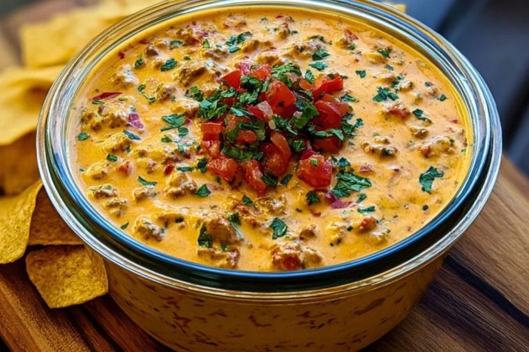 Cheesy Rotel Ranch Queso