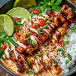 Chili Chicken Bowl with Coconut Lime Drizzle 1