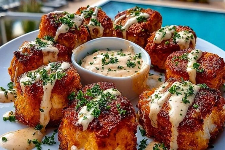 Crispy Bang Bang Salmon Bites