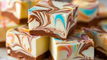 Easy Marshmallow Swirl Fudge