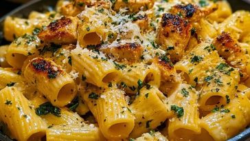 Garlic Butter Chicken Rigatoni Recipe 1