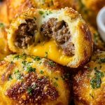 Garlic Parmesan Cheeseburger Bombs 1