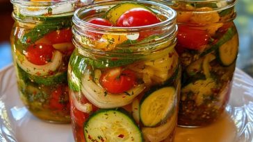 Marinated Cucumbers, Onions, and Tomatoes