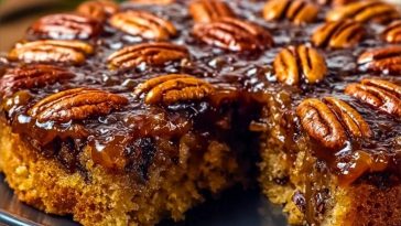 Pecan Upside Down Cake 1