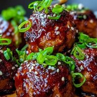 Sticky Korean BBQ Meatballs with Gochujang Glaze 1