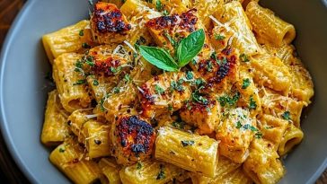 Ultimate Garlic Butter Chicken Rigatoni Recipe