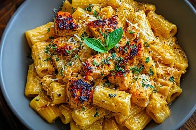 Ultimate Garlic Butter Chicken Rigatoni Recipe