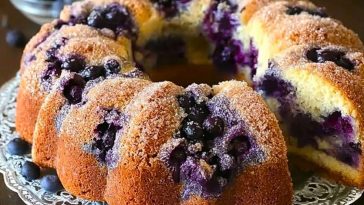 Blueberry Sour Cream Coffee Cake Recipe