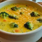 Broccoli and Cheese Soup in a Slow Cookeer