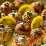 Chicken Piccata Meatballs Recipe