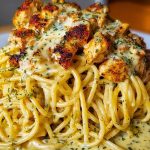Creamy Cajun Chicken Spaghetti with Garlic Mozzarella Sauce