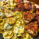 Creamy Cajun Chicken Tortellini in Velveeta Garlic Cheese Sauce