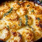 Crispy Parmesan and Gruyere Potato Gratin Recipe
