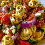 Garden Tortellini Pasta Salad