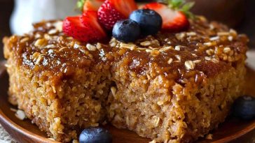 Lazy Day Oatmeal Cake