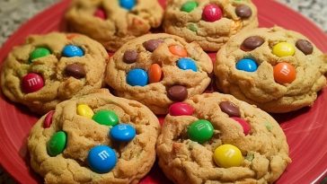 Peanut Butter M&Ms Cookie Recipe