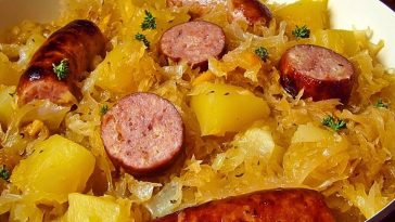 Polish Sausage with Sauerkraut and Potatoes Recipe