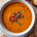 Roasted Tomato Soup with Herbs