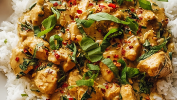 Spiced Coconut Basil Chicken & Rice