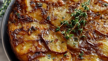 Crispy Balsamic Potato Torte