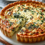 Elegant Ricotta and Spinach Quiche
