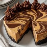 Decadent Chocolate Peanut Butter Swirl Pie